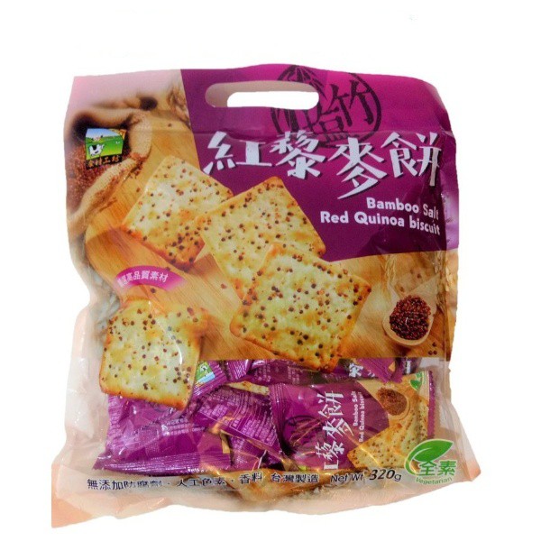 Bamboo Seed Red Quinoa Biscuit 320g