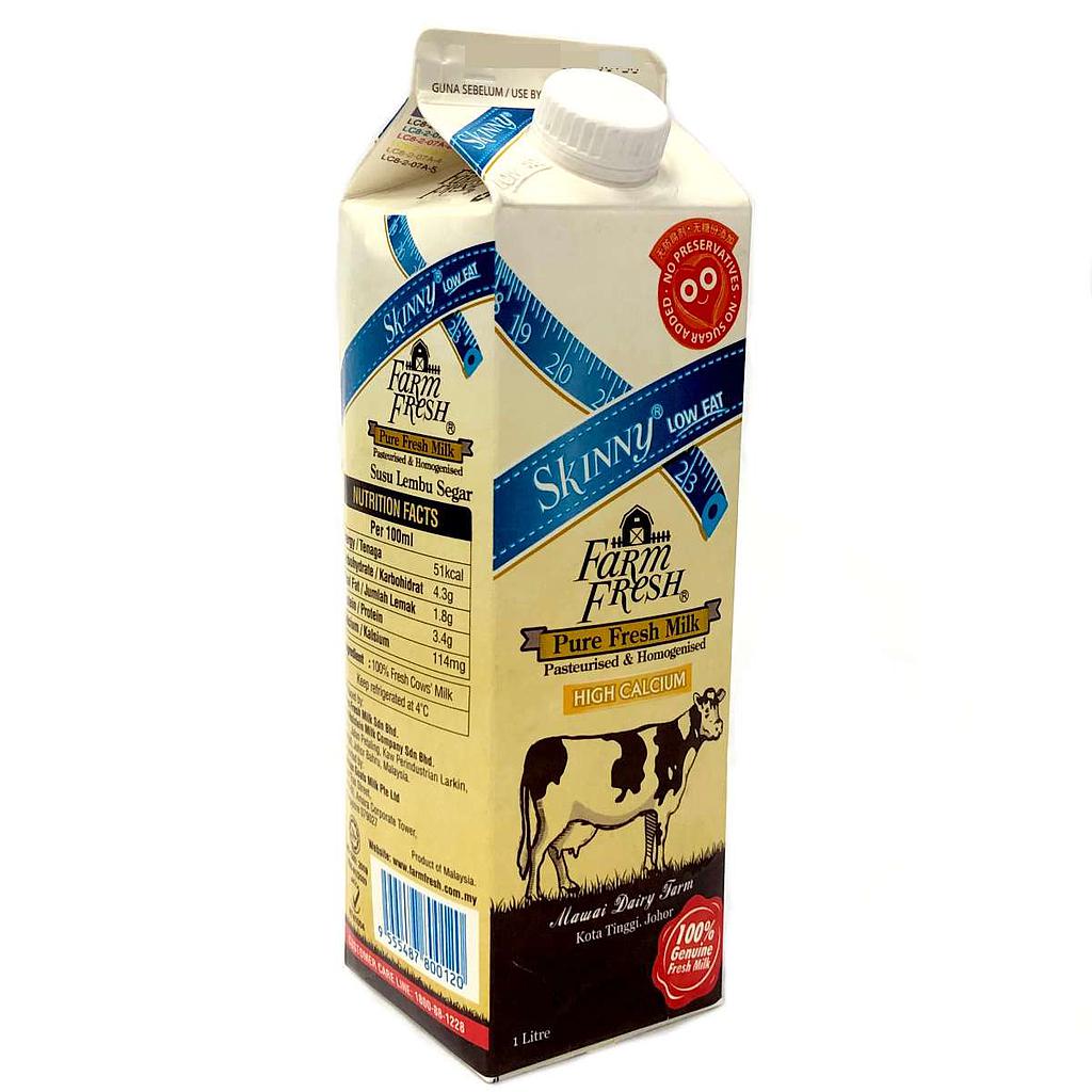 Farm Fresh Skinny Low Fat Milk 1L