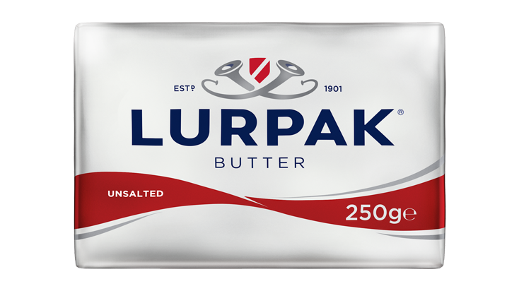 Lurpak Unsalted Butter 250g