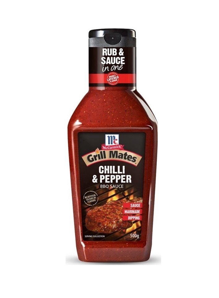 McCormick Chilli &amp; Pepper BBQ Sauce - 500g