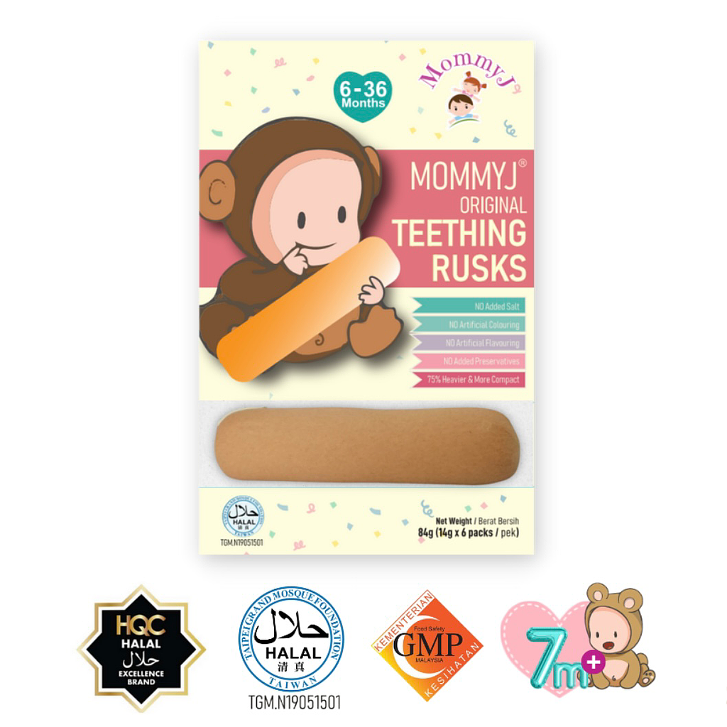 MommyJ Baby Teething Rusks