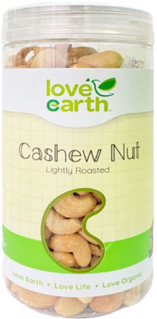 LOVE EARTH Lightly Roasted Cashew Nut 天然浅烤腰果- 320g