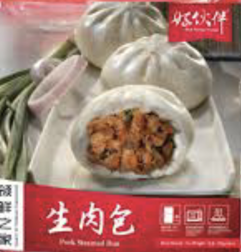 好伙伴 PORK STEAMED BUN 4PCS 生肉包
