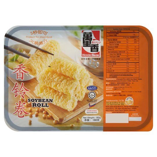 WONDERBEAN SOYBEAN ROLL 180G 香铃卷